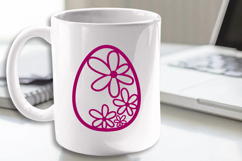 Easter Egg SVG Laser file, Plotter file Product Image 2