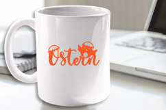 Frohe Ostern Cut file, Happy Easter SVG Laser file Product Image 2