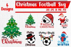 Christmas Football Svg Png ai Eps Pdf Product Image 1