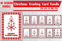 Christmas Greeting Card Bundle svg eps ai png pdf Product Image 1