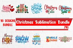 Christmas Sublimation Bundle PNG Files Product Image 1