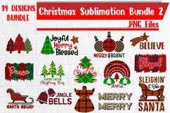Christmas Sublimation Bundle 2 PNG Files Product Image 1