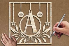 Christmas Ball Alphabet A-Z Svg Eps Ai Png Pdf Product Image 7
