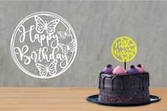 Birthday Cut files, Birthday Sign, Birthday Cake topper Product Image 1