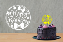 Birthday Cut files, Birthday Sign, Birthday Cake topper Product Image 1