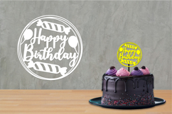 Birthday Cut files, Birthday Sign, Birthday Cake topper Product Image 2