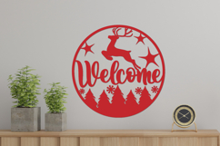 Christmas Welcome Sign, Welcome Sign, Christmas Wall Signs Product Image 3