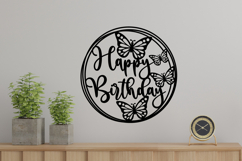 Birthday Cut files, Birthday Sign, Birthday Cake topper Product Image 2
