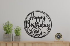 Birthday Cut files, Birthday Sign, Birthday Cake topper Product Image 1