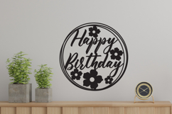 Birthday Cut files, Birthday Sign, Birthday Cake topper Product Image 2