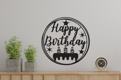 Birthday Cut files, Birthday Sign, Birthday Cake topper Product Image 2