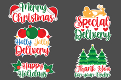 Christmas Small business stickers, Thank you stickers Product Image 1