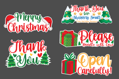 Christmas Small business stickers, Thank you stickers Product Image 1