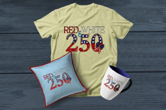 USA 250th, 4th of July, America Anniversary Svg png Product Image 1