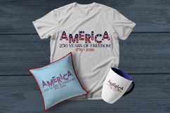 USA 250th, 4th of July, America Anniversary png Product Image 1