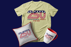 Retro America 250th Anniversary, USA 250th, 4th of July png Product Image 1