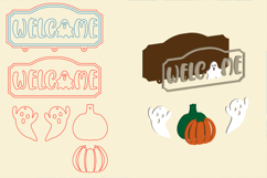 Halloween Wall Decor, Halloween Decor, Welcome Wall Decor Product Image 2