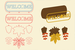 Fall Wall Decor, Fall Decor Svg, Welcome Wall Decor Lasercut Product Image 2