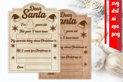 Christmas Letter Board | Christmas Wish Board |Dear Santa Product Image 1