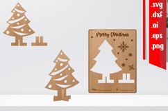 Christmas Wooden Card, Christmas Souvenir, Christmas Pop Out Product Image 1