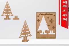 Christmas Wooden Card, Christmas Pop Out Card, Souvenir Product Image 3