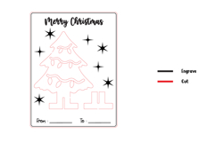 Christmas Wooden Card, Christmas Souvenir, Christmas Pop Out Product Image 2