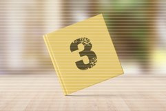 Numbers 0 - 9 Cutting File SVG DXF FCM Product Image 5