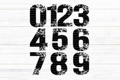 Numbers 0 - 9 Cutting File SVG DXF FCM Product Image 1