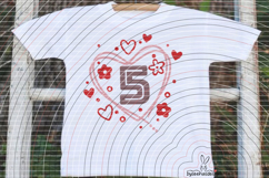 number heart 1-9 Cutting file SVG DXF Product Image 2