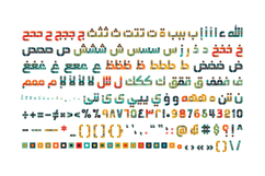 Zakharef - Arabic Color Font Product Image 12