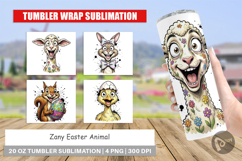 Zany Easter Animal Tumbler Product Image 1