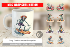 Mug Wrap Zany Zombie Escapades Product Image 1