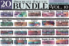 BUNDLE #10: 20 Procreate Color Palette Bundle Pack - Vol. 10 Product Image 1