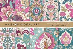 Boho Seamless Digital Paper Bundle Vol 2 Product Image 11