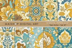 Boho Bundle Seamless Patterns Vol. 01 Product Image 11