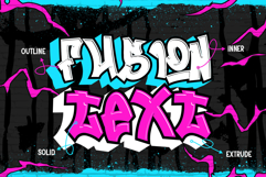 Zero Blast - Stylish 3d layered graffiti font Product Image 2