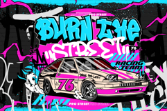 Zero Blast - Stylish 3d layered graffiti font Product Image 5