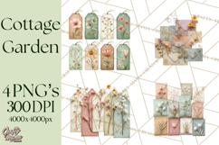 Early Spring Garden Cottagecore PNG, Seedling Terracotta Product Image 1