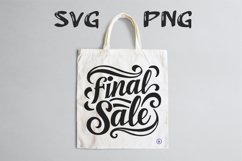 Final sale tag Svg Png Product Image 2