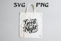 Good night quote Svg Png Product Image 2
