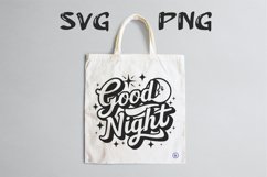 Good night quote Svg Png Product Image 1