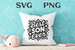 Best son ever quote Svg Png Product Image 3