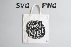Good night quote Svg Png Product Image 2