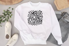 Good night quote Svg Png Product Image 1