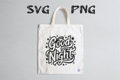 Good night quote Svg Png Product Image 2