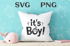 It&#039;s a boy quote Svg Png Product Image 3