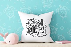 Good night quote Svg Png Product Image 2