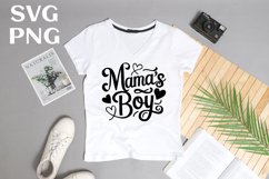Mama&#039;s boy quote Svg Png Product Image 2