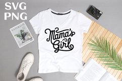 Mama&#039;s girl quote Svg Png Product Image 3