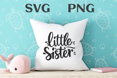 Little sister quote Svg Png Product Image 3